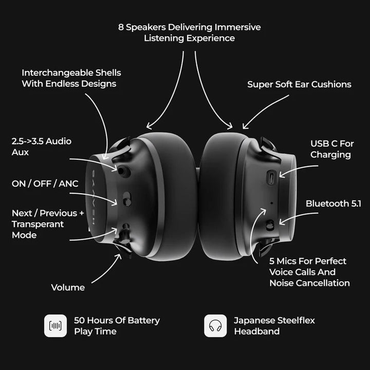 HEAVYS HEADPHONES x LOGO
