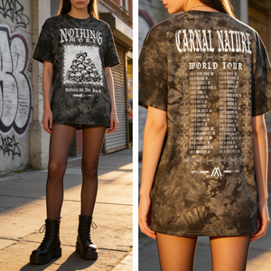 CARNAL NATURE WORLD TOUR - BLACK TIE DYE TEE