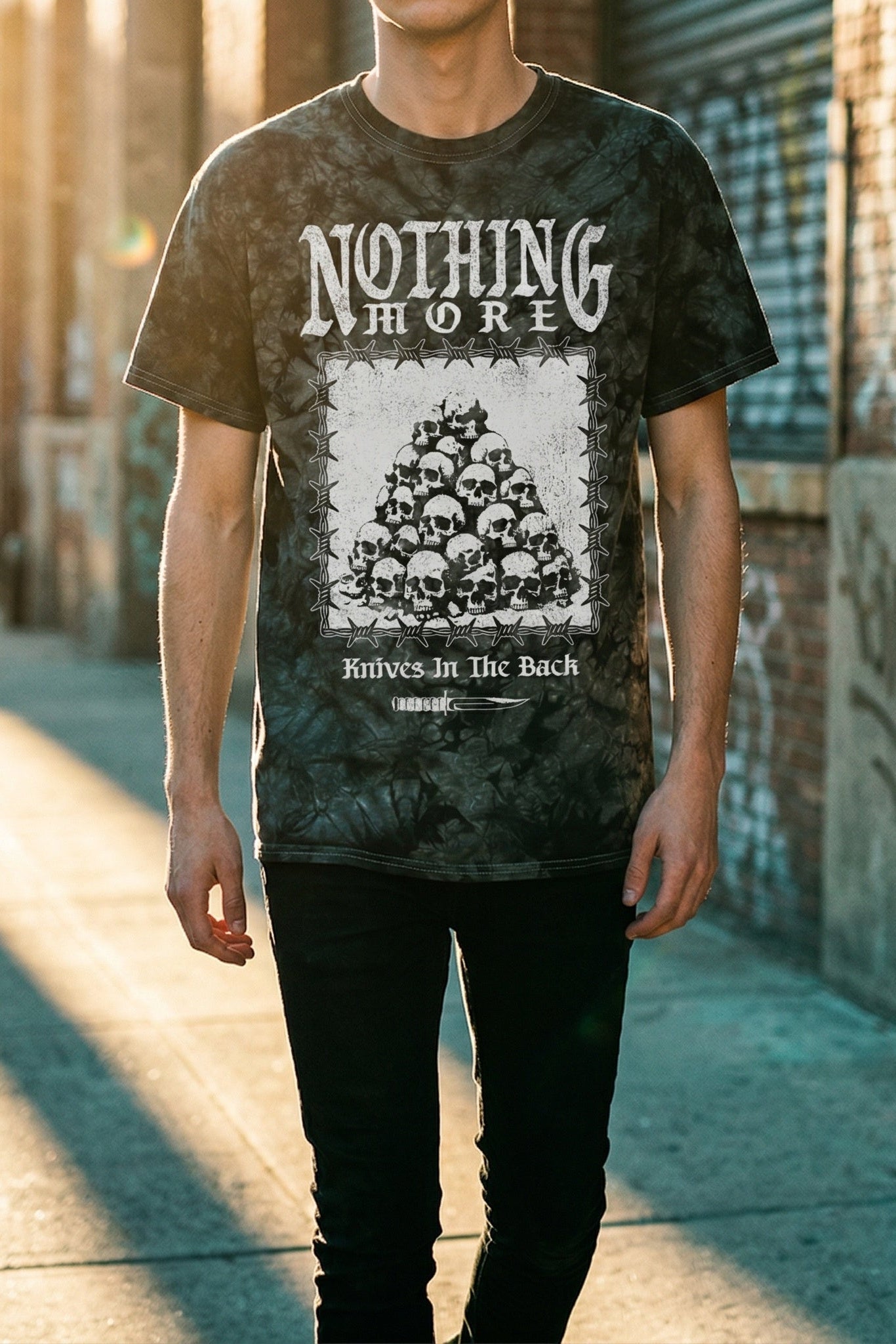CARNAL NATURE WORLD TOUR - BLACK TIE DYE TEE