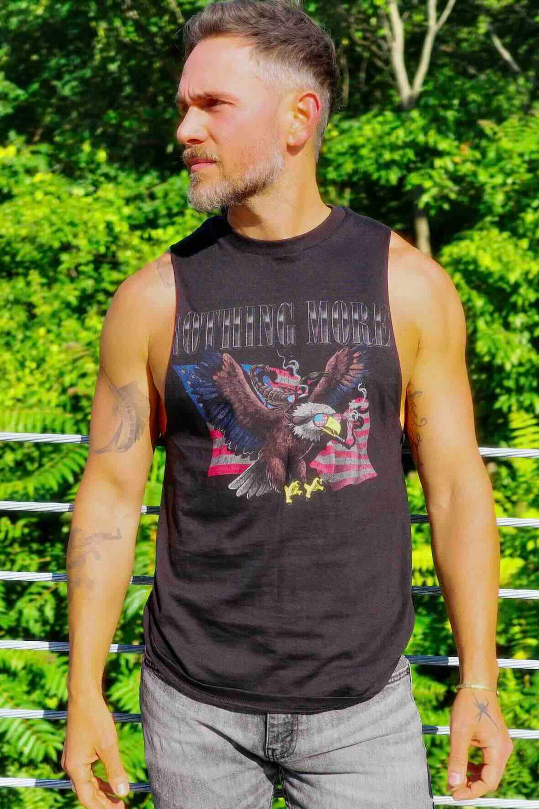 AMERICA F**K YEAH CUSTOM MUSCLE TANK