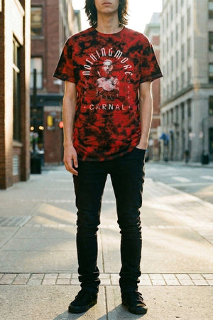 CARNAL NATURE WORLD TOUR - RED TIE DYE TEE