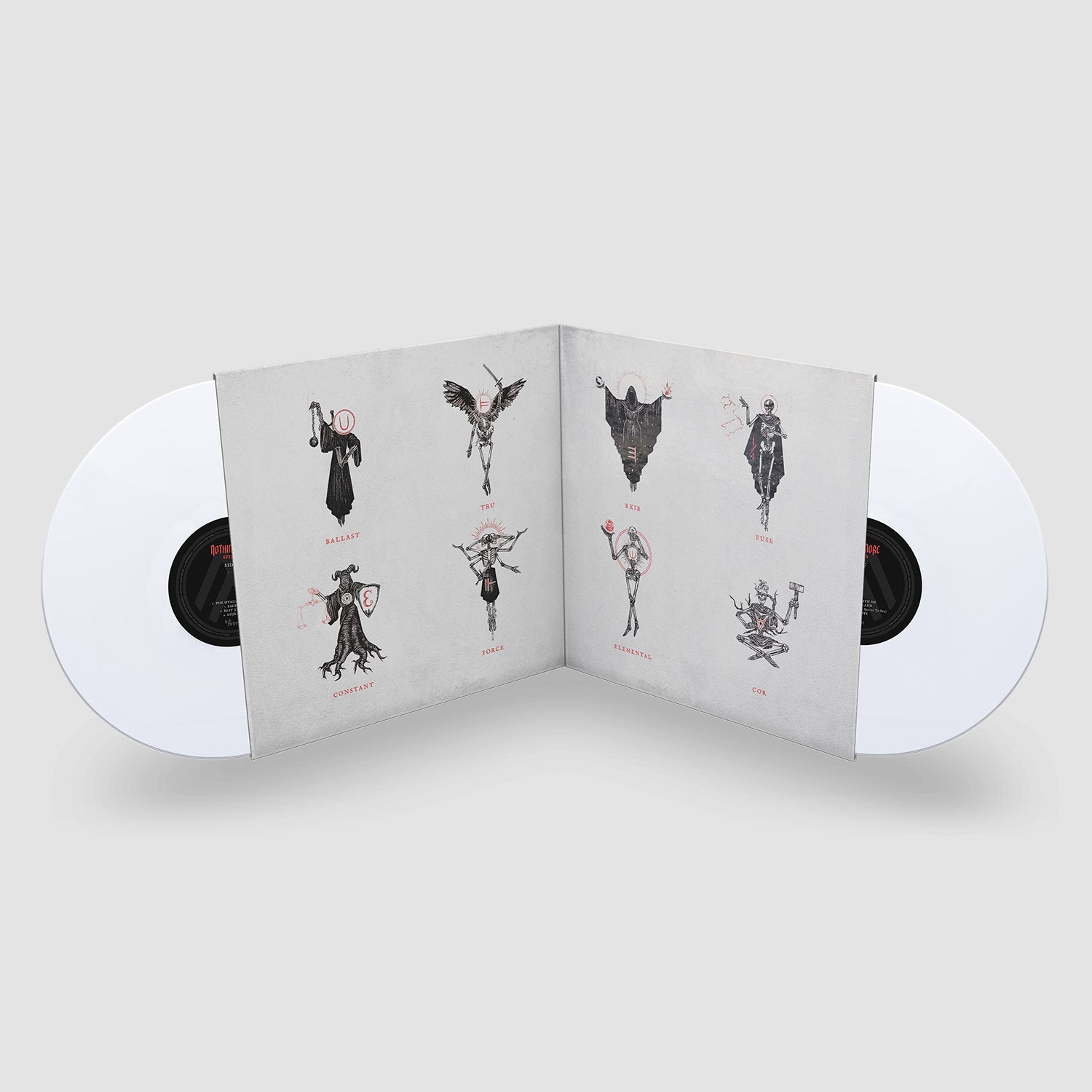 AUTOGRAPHED SPIRITS DOUBLE VINYL - MATTE WHITE (Some Cosmetic Damage)