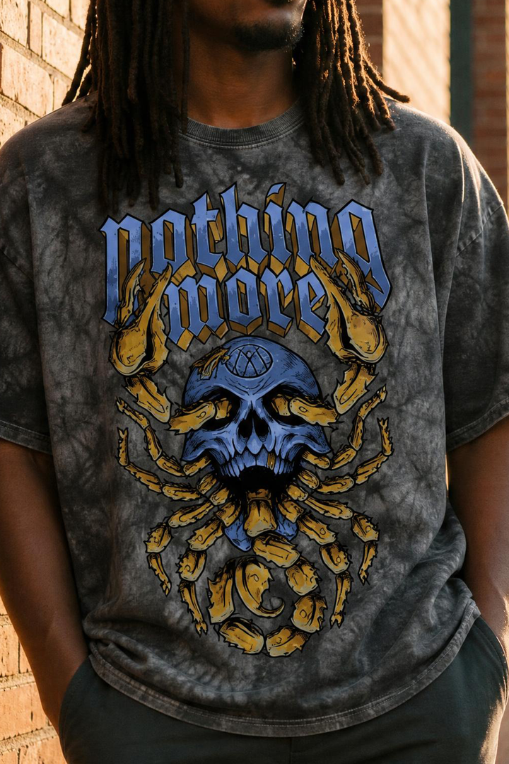 SCORPION SKULL TIE DYE TEE