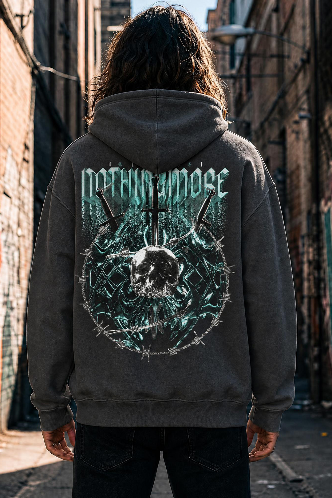 BLACK ASH SWORD HOODIE