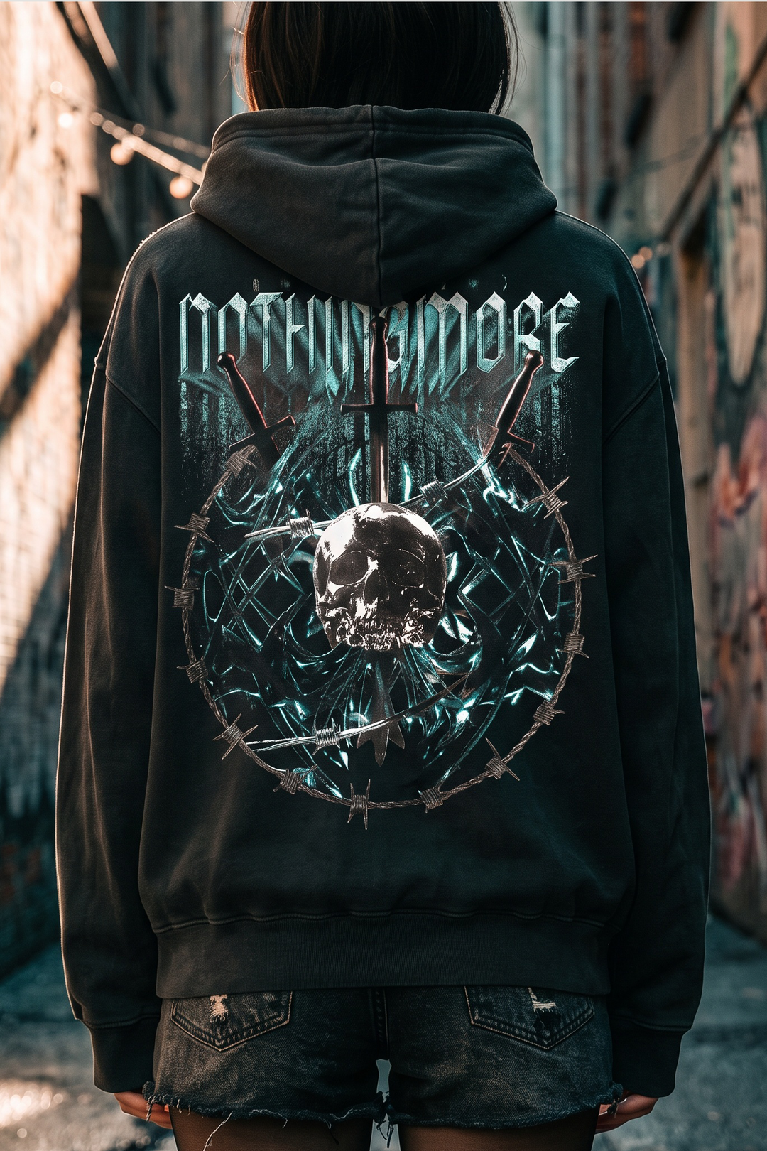 BLACK ASH SWORD HOODIE