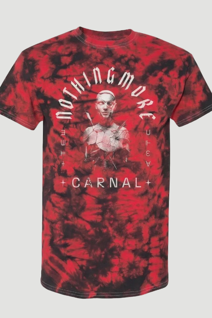 CARNAL NATURE WORLD TOUR - RED TIE DYE TEE